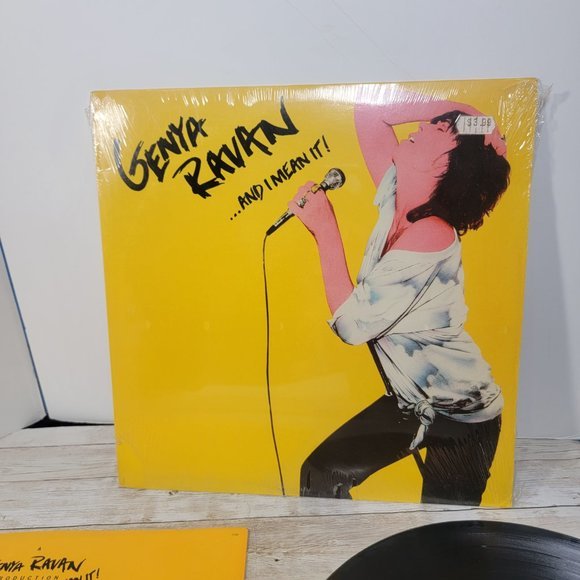 GENYA RAVAN And I Mean It 20th Century Fox T-595 1979 LP Lyric Inner - Picture 4 of 8